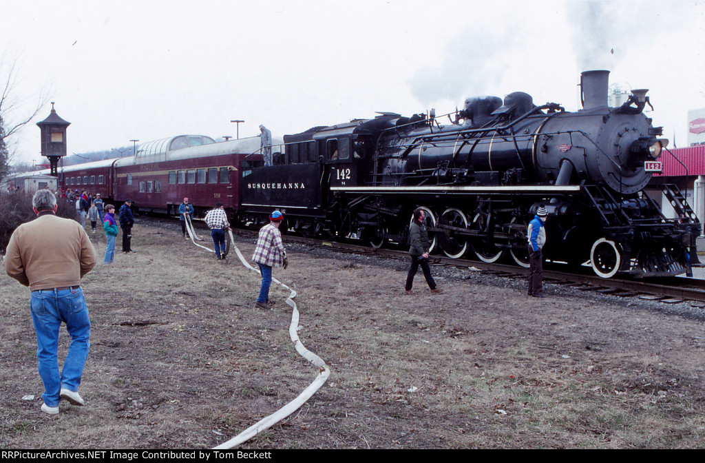 How do you water a steam engine.